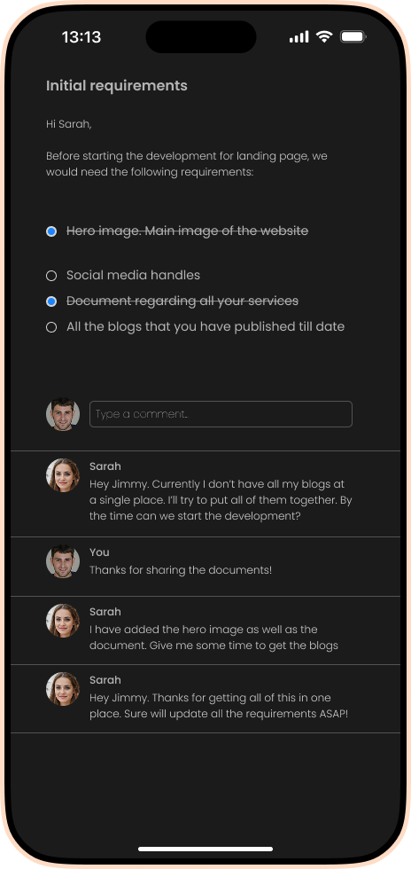 No more long running email chains